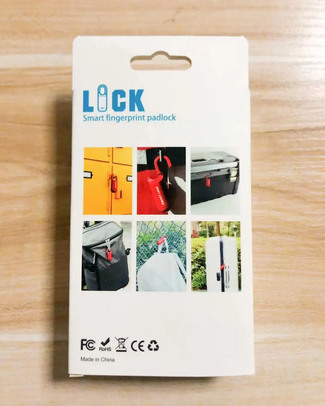 Student dormitory anti-theft cabinet lock gym clothing cabinet fingerprint padlock luggage smart fingerprint lock