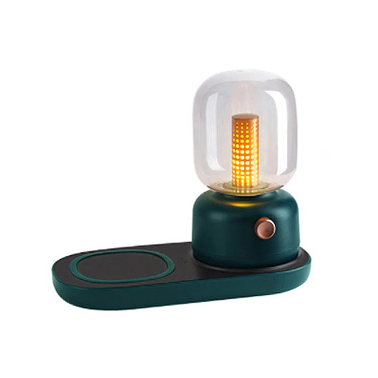 Free Shipping Retro Bed Room LED Kerosene Baby Lamp Feeding Light With USB Charge Port