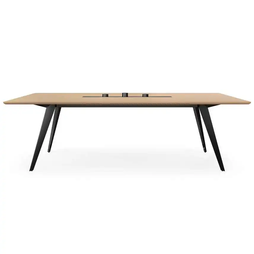 Green Chill Comet Conference Table Modern Nordic Minimalist Office Negotiation Training Wired Long