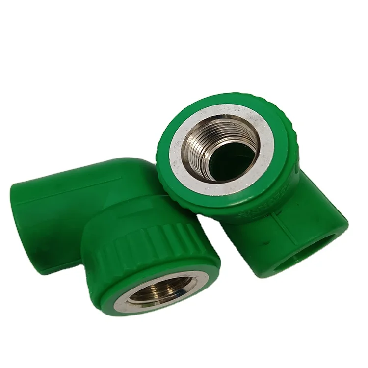 OEM PPR Pipe Fittings Heatproof ppr fitting plumb / Light Weight Elbow PPR Fittings