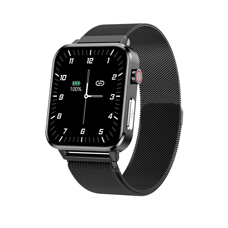 
AI Medical PPG ECG E86 body temperature smartwatch IP68 thermometer smart bracelet for Multi-dial switching 