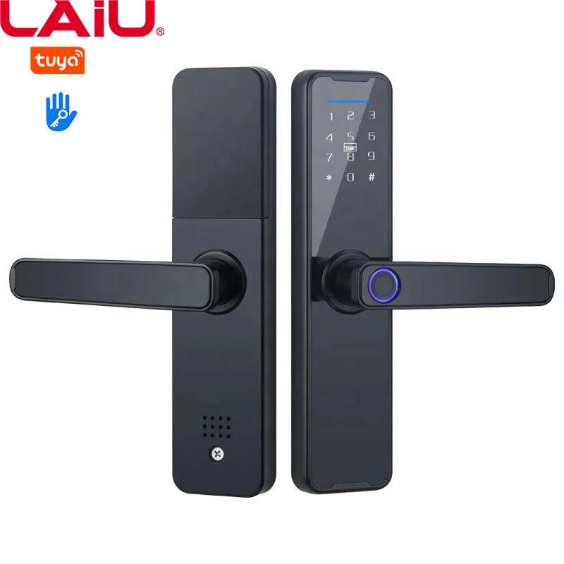 low price smart door lock statlock high precision finger print door lock apply to hotel door lock High-end home electronics