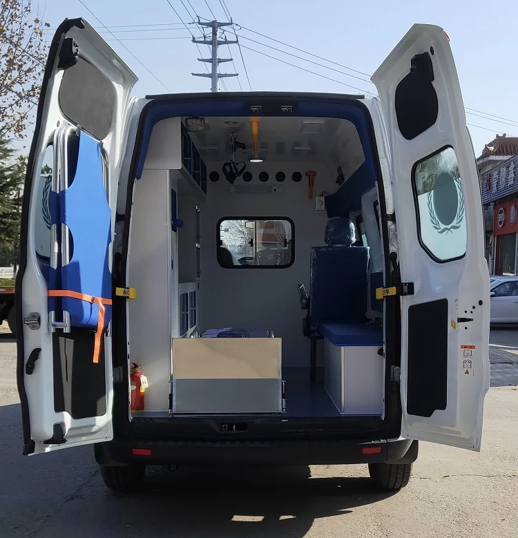 Emergency Vehicle Petrol ICU Transit Medical Clinic New Ambulance Sale