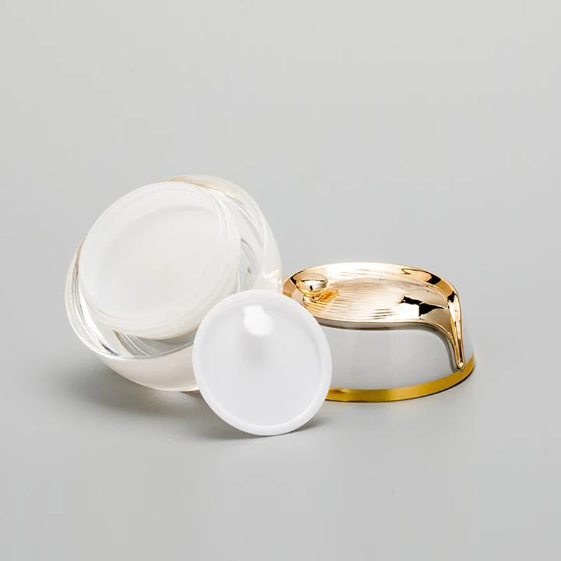 
15g 20g 30g Luxury In stock read to ship empty cream container acrylic cream jar for skin care packaging 