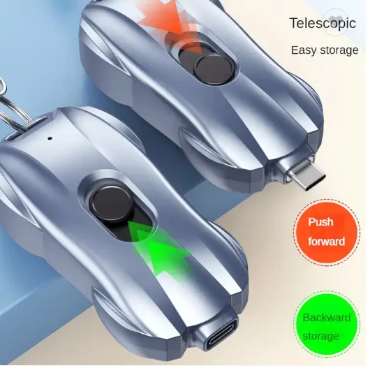 Portable mini keychain emergency charging powerbanks wireless carry-on ultra-thin emergency mobile power bank