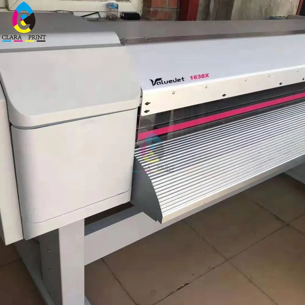 Second Hand Mutoh VJ-1638/VJ-1638x Eco Solvent Printer With double DX7 Head DG-43345