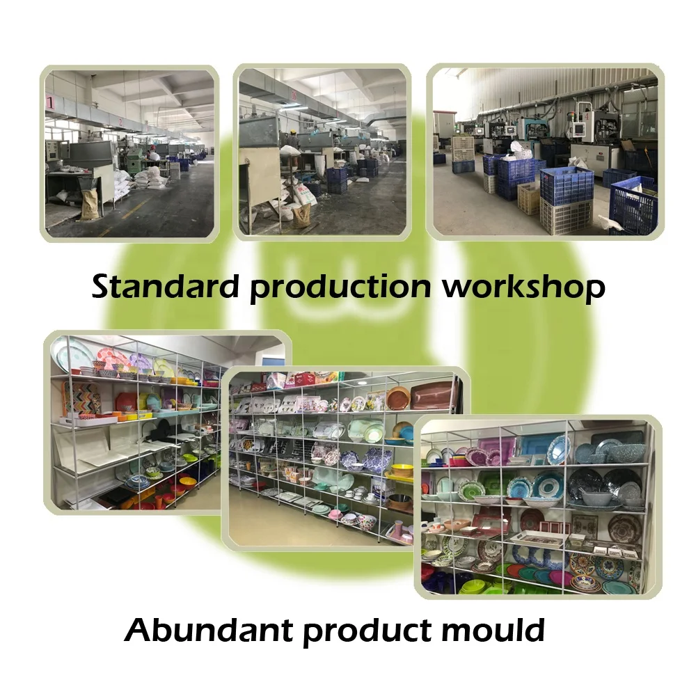 Melamine cheap white china plates