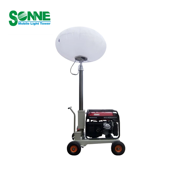 Factory OEM Hot sale 5m pneumatic manual mast gasoline  inflatable led balloon light tower