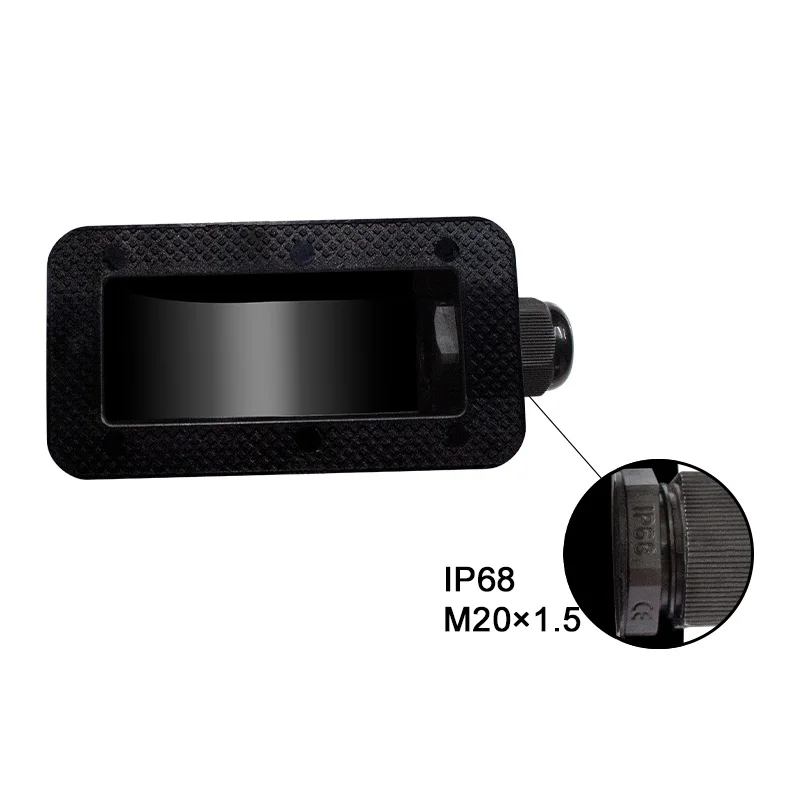 ABS Plastic IP68 Waterproof UV-Resistant Solar Panel Junction Box Cable Entry Gland Connector For Roof Installation