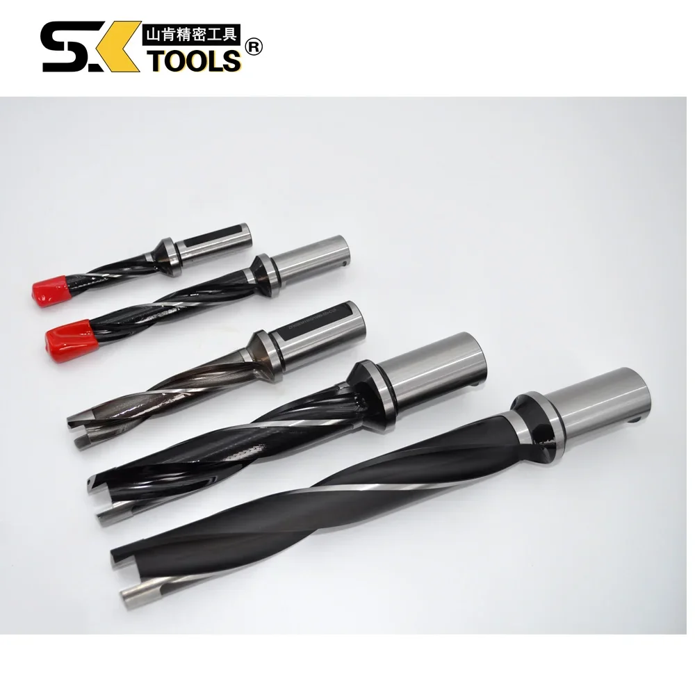 PKW Central Locking Internal Coolant HSS 7D Drill Body Interchangeable Drill Shank Diameter 20-29.99mm For Metal Holemaking