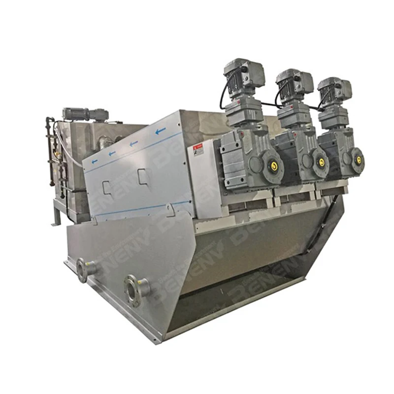 Screw press sludge dewatering machine is used to protect the environment