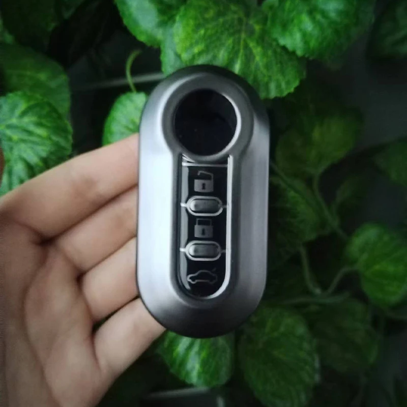 Car Interior Accessories TPU Matte Texture Flip Car Key Fob Folding Cover Soft Key Shell Case Fit for Fiat