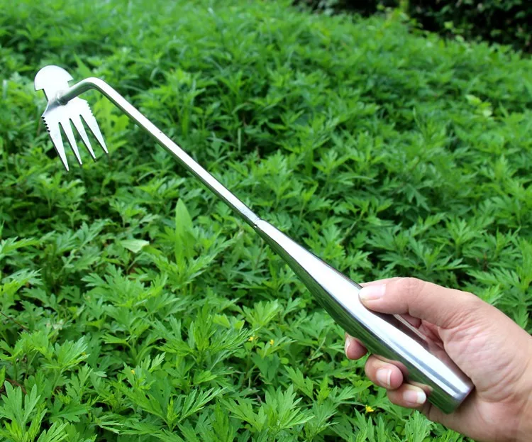 Stainless Steel Vegetable Planting Gardening Backyard Weeding Tool Garden Hand Weed Pulling Tool