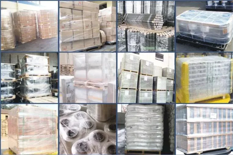 KAPACK Automatic Pallet Stretch Film Shrink Wrap Strapping Packing Machine wrapping machine with scale