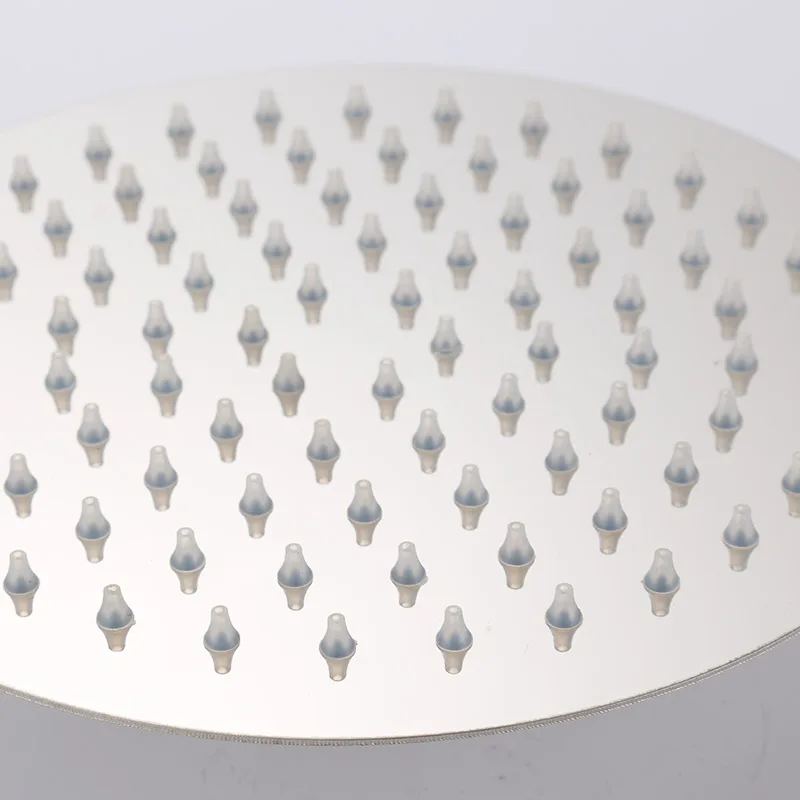 Wholesale price 6 8 10 12 inch shower round top shower set bathroom 304 stainless steel top head shower