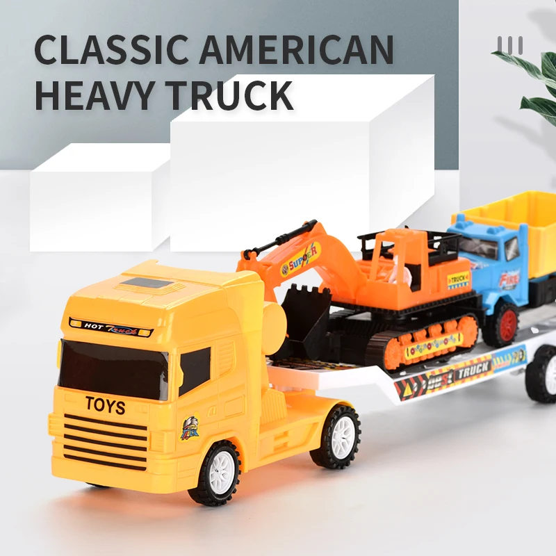 New Cheap Oyuncak Arabalar Inertia Tractor Toys Car Set Friction Toy Vehicle