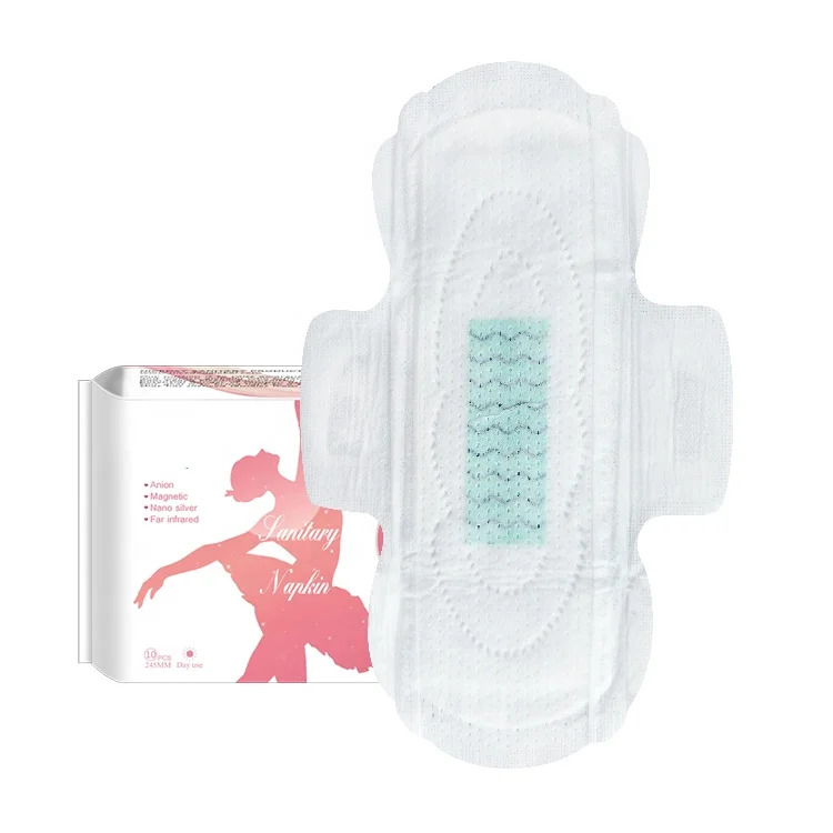 Day Use Anion Sanitary Napkins  Anion chip Ladies Pads Physiological Periods Towel Supplier