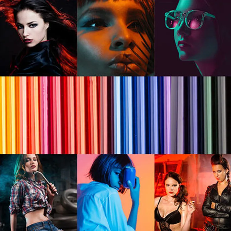 80 * 100cm colored paper photography soft paper filter paper stage lights movie