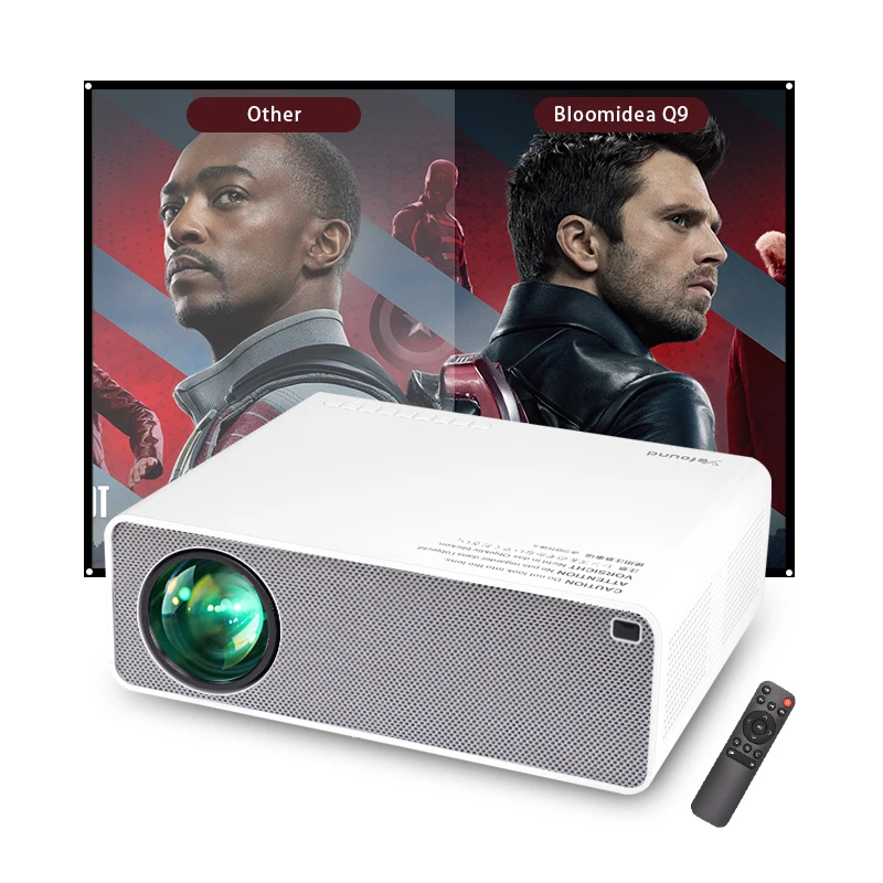 Meiaolai Прямая поставка 1080P видео проектор наружные Uhd