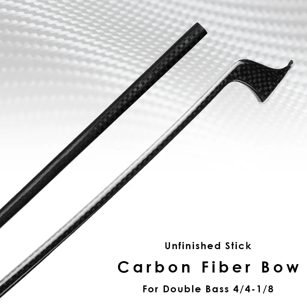 Незаконченная профессиональная гибридная двойная бас-гитара из углеродного волокна для 4/4 34/ 1/2 1/4 1/8 размеры двойные басы