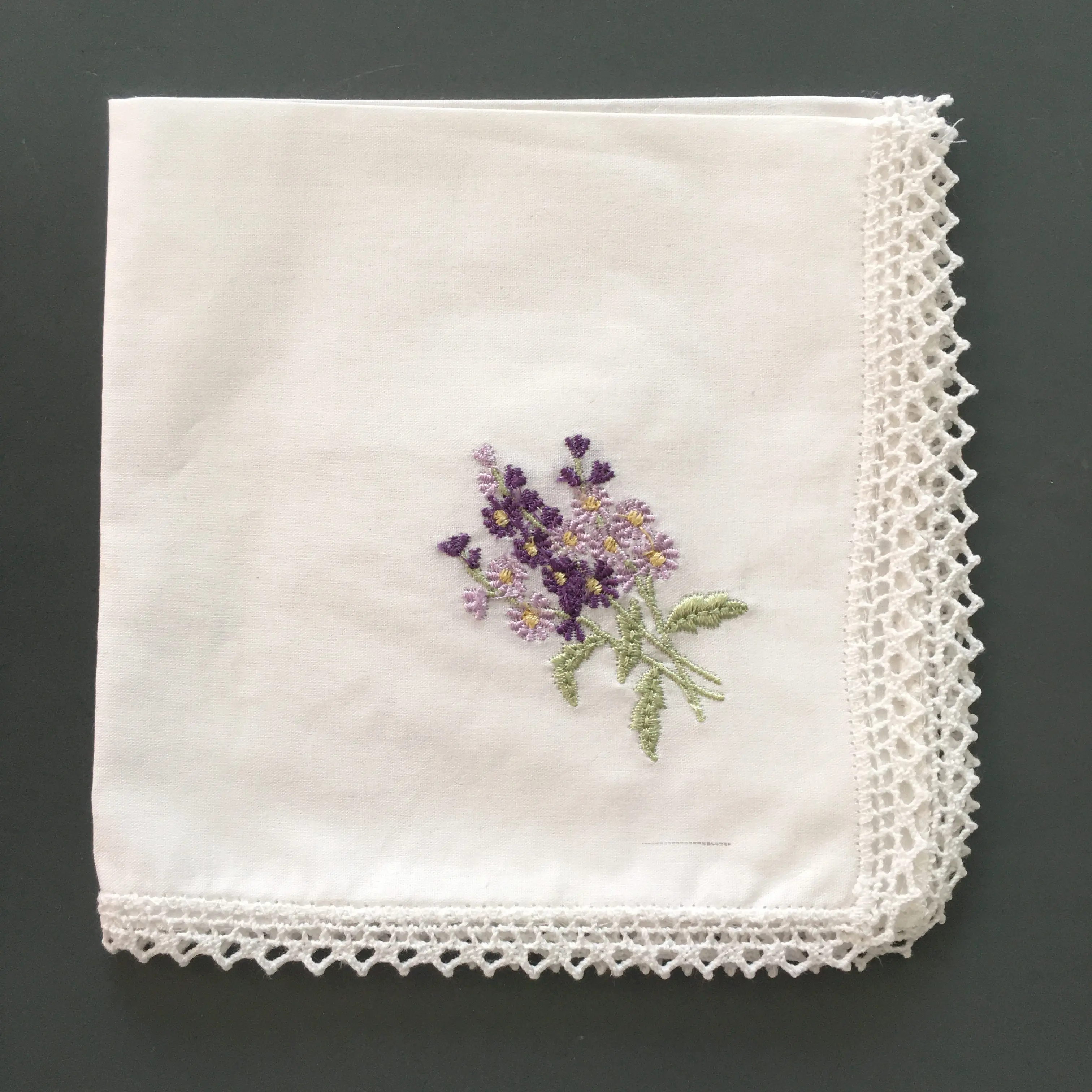 girls widely used cotton embroidered handkerchief