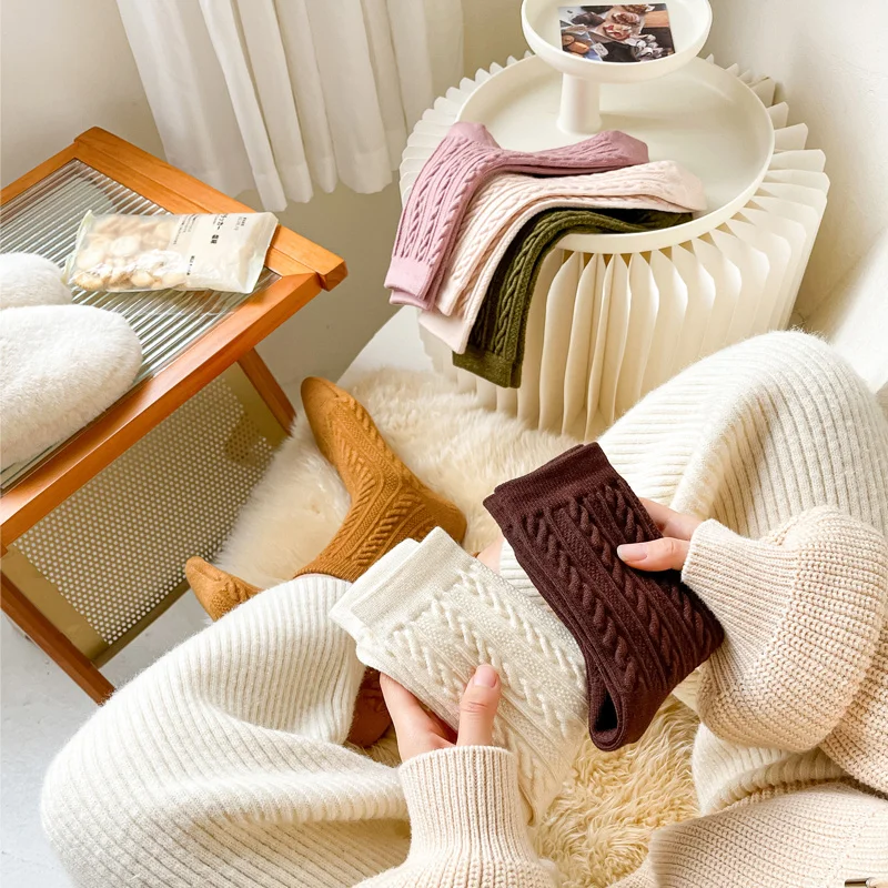 Seamless quality winter thick warm socks Cashmere Snow ski trekking hiking boot socks outdoor thermo merino wool sport socks