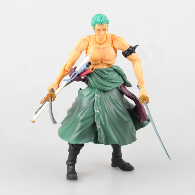  Детские игрушки Аниме One Piece 18 см BJD Roronoa Zoro шарнирные подвижные ПВХ экшн-фигурки коллекционные модели