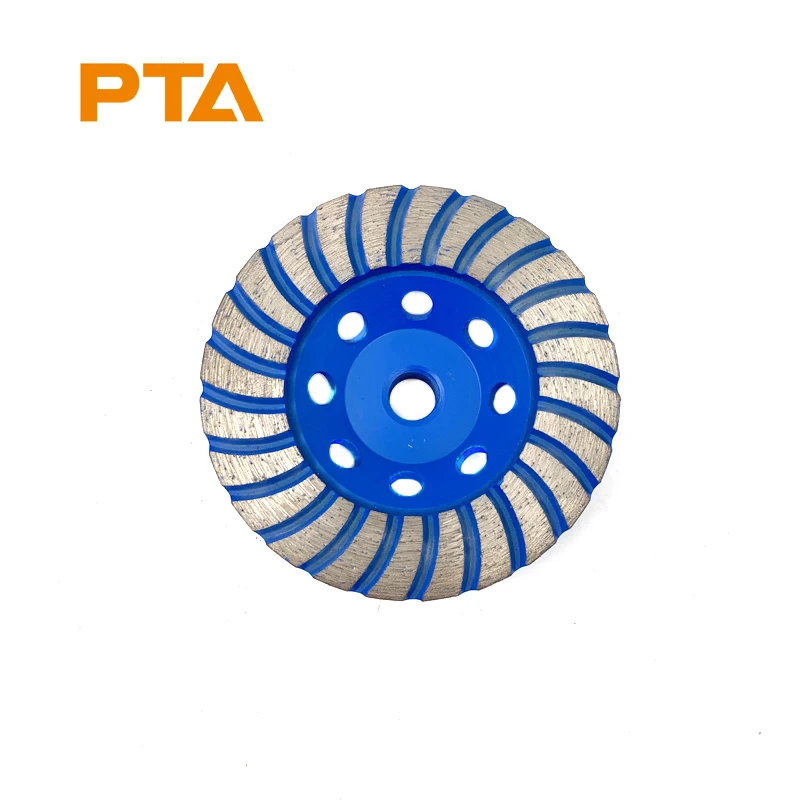 80-180mm Turbo Rim Diamond Grinding Disc Cup Wheel for Stone Granite Marble Concrete Tile