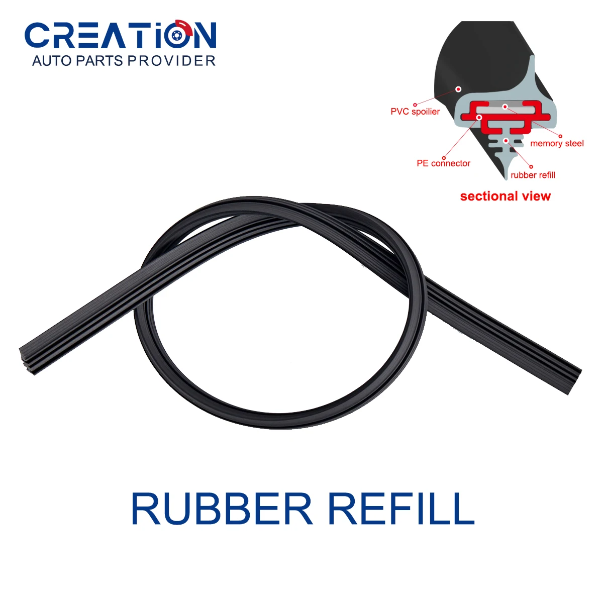 CREATION High quality Car Accessories Universal Multifunctional Windshield Wiper Fit For 99% Cars