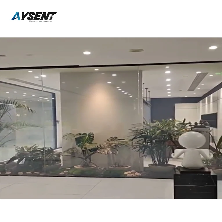 PDLC intelligent switch electronic atomization glass is suitable for bathrooms and conference rooms