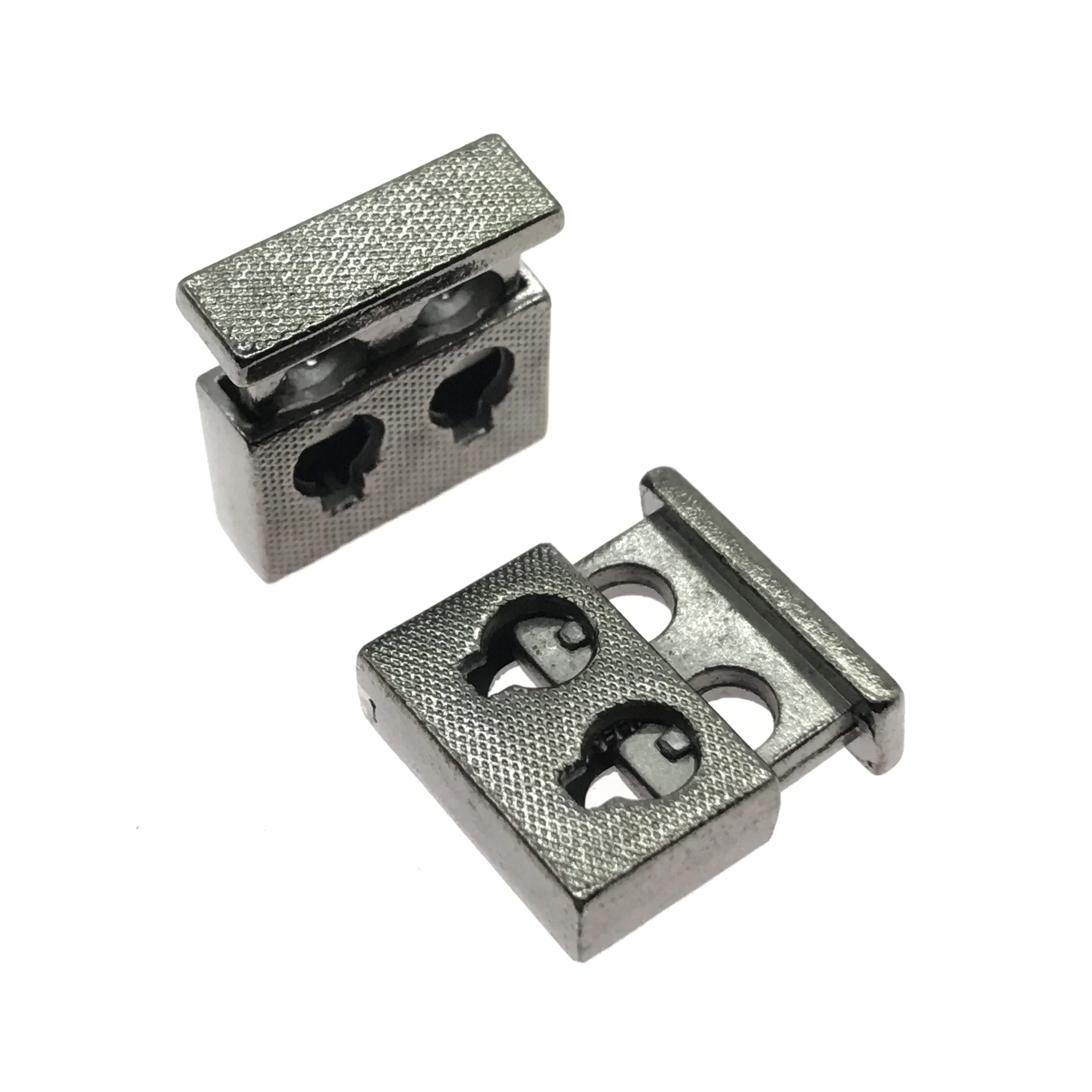 High Quality Custom Handbag Metal Accessories 20mm Tail Clip End Nickel Rose Gold Gun Metal Strap Stopper Cord End for Bags