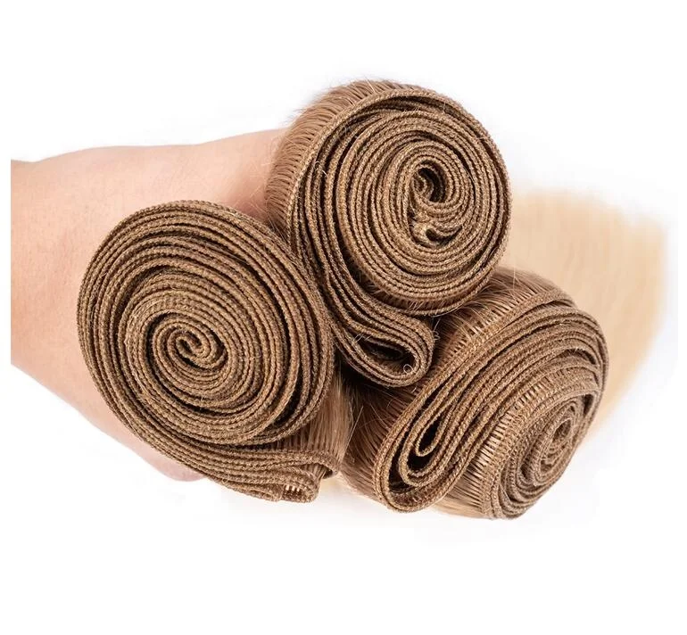 Noble Bone straight 12 to 36 inches natural black ombre blonde color high resistant fiber with closure synthetic hair bundles