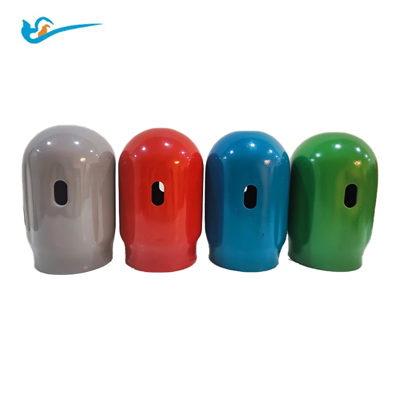 industrial metal steel gas propane oxygen bottle protective cap cylinder head caps sets