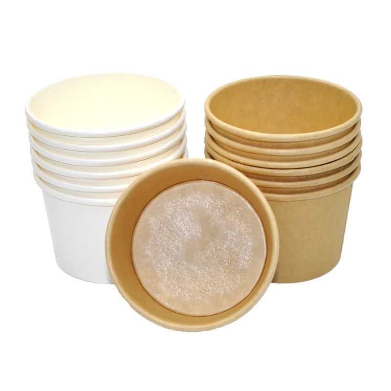 
Richpack Ice Cream Cup With Lid Packaging New Arrival Ice Cream Transparent Cups 180Ml 