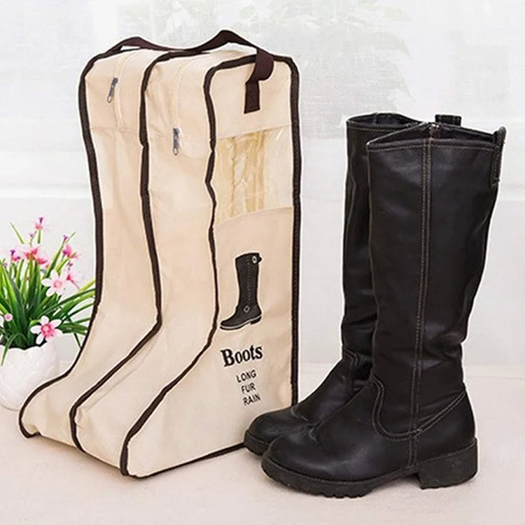 Waterproof Boots Protector Bag Boots Cover Non-Woven With Zipper Storage Bags