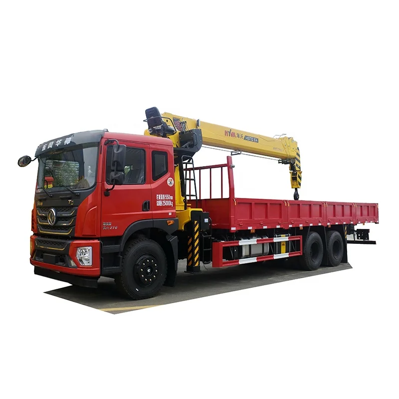 Brand New Dongfeng 6x4 Drive 10 Tons Straight Arm Telescoping Boom Truck Mounted Crane for Cargo