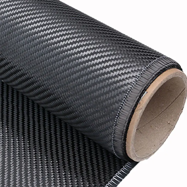 1K 150g Carbon Fiber Cloth Black Manufacture Fabric Roll for Building Boat Yacht RC Planes