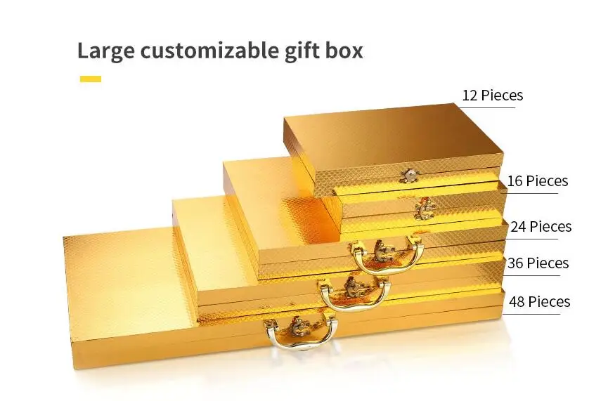 Luxury 48 PCS Flatware Shiny Mirror Fork Spoon Serving Cutlery Set Stainless Steel Silverware