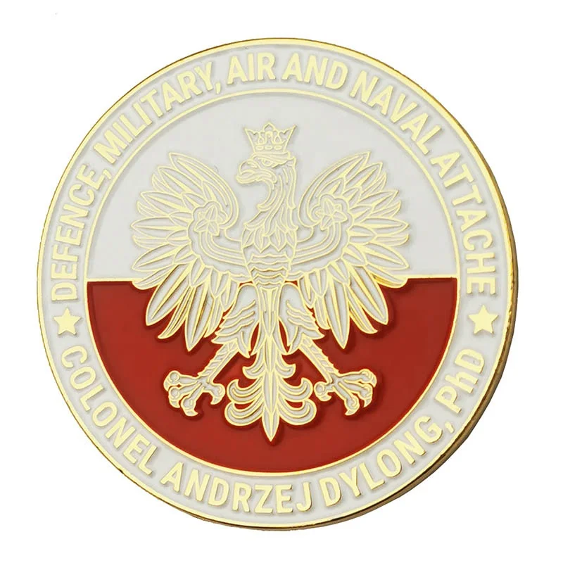 Top Quality Shield Shape Bulk Wholesale Gold Coins