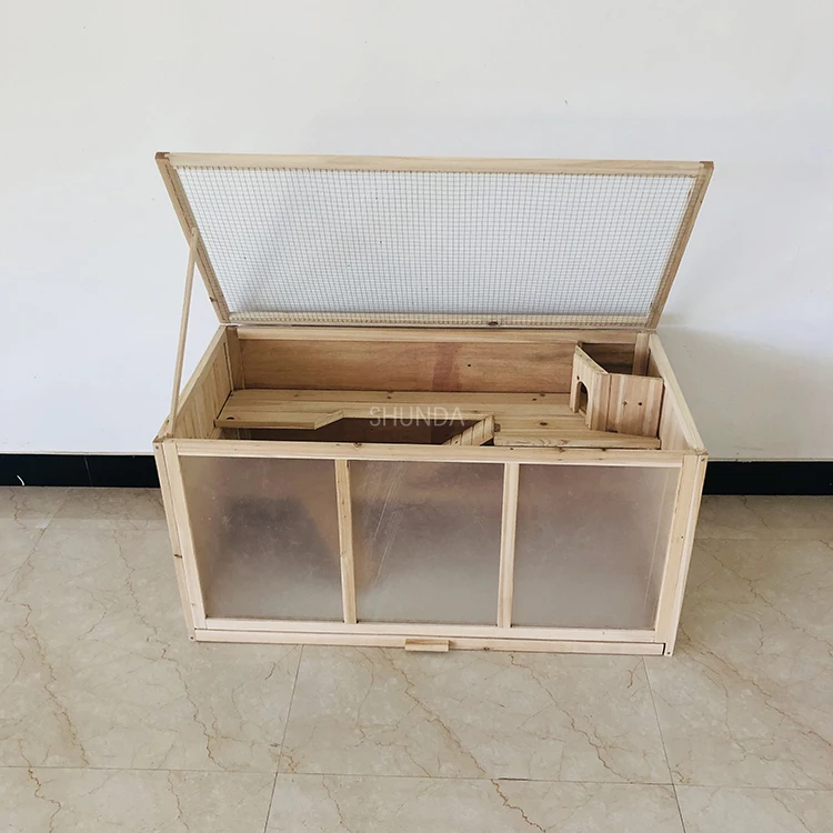 SDHC002 Pet cage hamster wooden house hamster house hamster cages big for sale