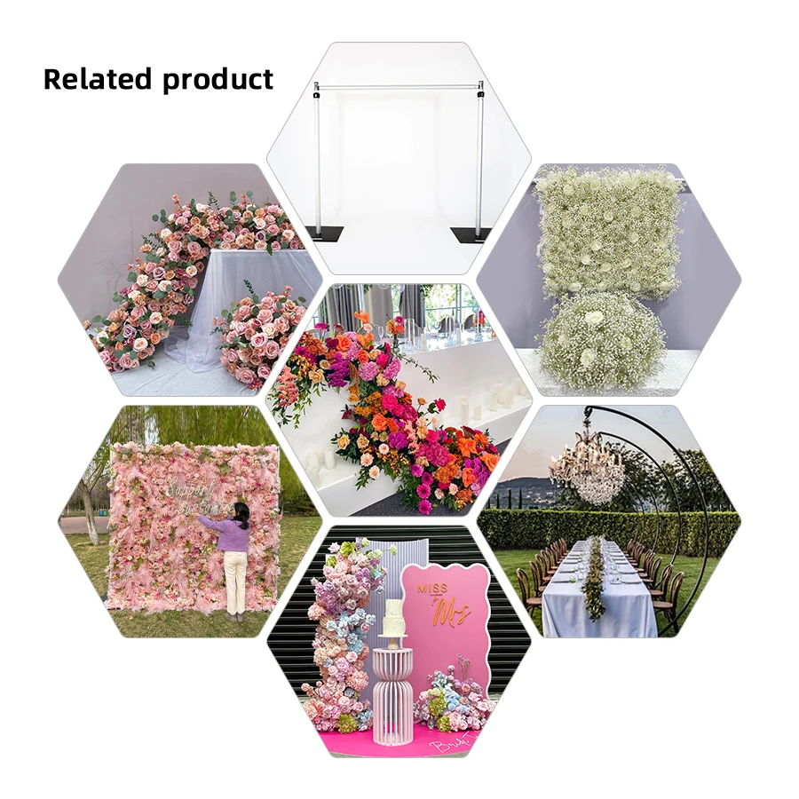 Promise Artificial Flowers Runner Wedding Flower Row Arrangement Flower Runner For Wedding Decor