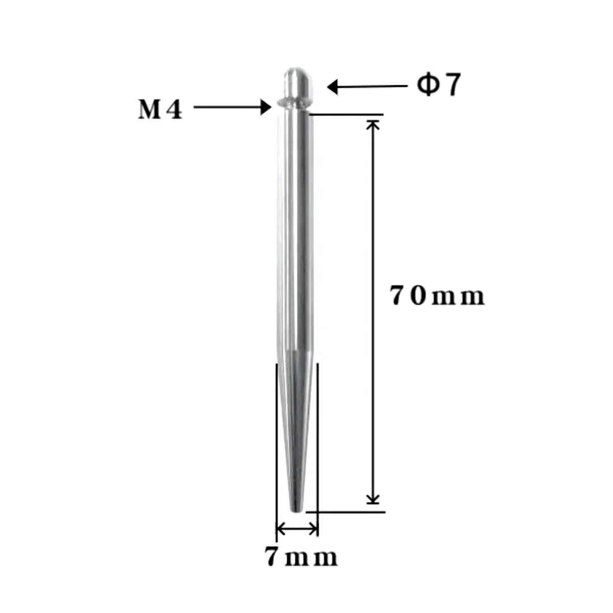 Advertise Nail Screws Pen Tip Advertising Aluminum Glass Standoff Screws Professional Manufacturer