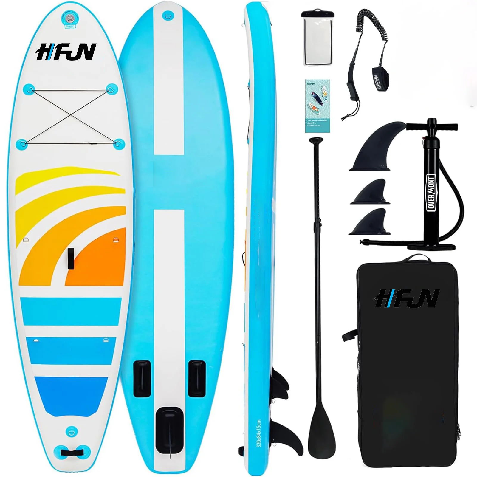 HIFUN Wholesale Waterplay Surfing Sup Stand up Paddle Board Surfboard Surf Board Inflatable Paddle Board