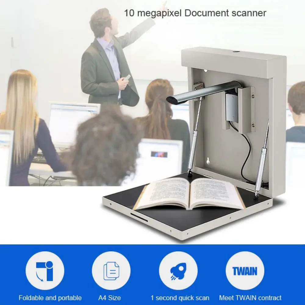 Hot sale 5MP book scanner document a4 size visualizer classroom document camera