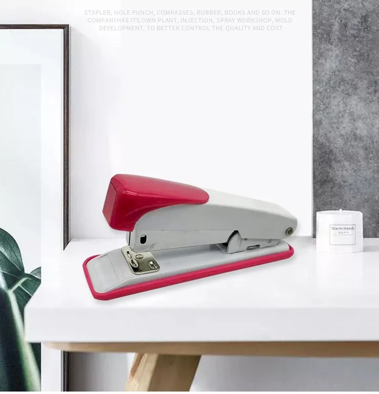 macaron color  customized logo  stapler as business gift