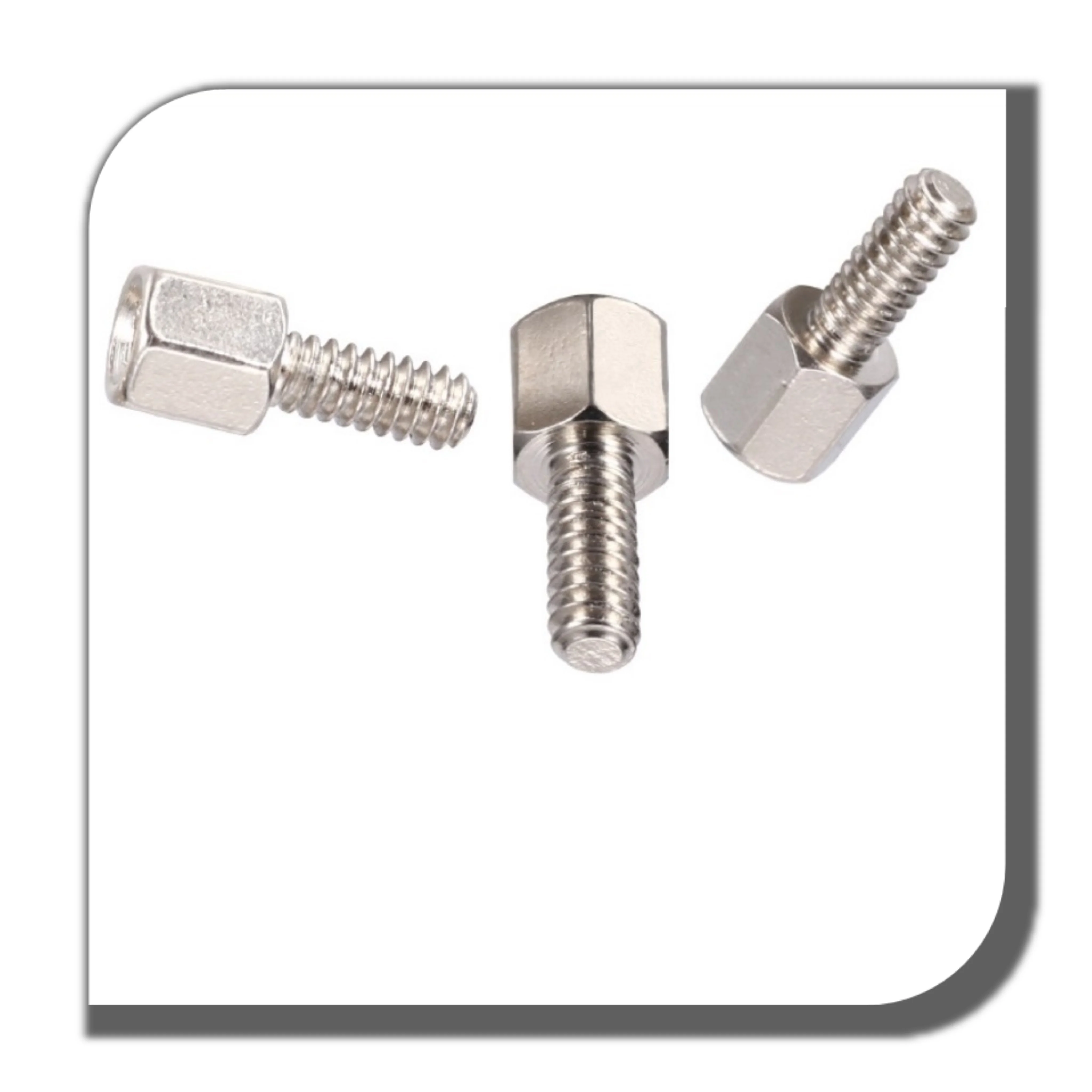 4-40#UNC D-SUB VGA DB knurled thumb screw Jack screw for computer cable connector