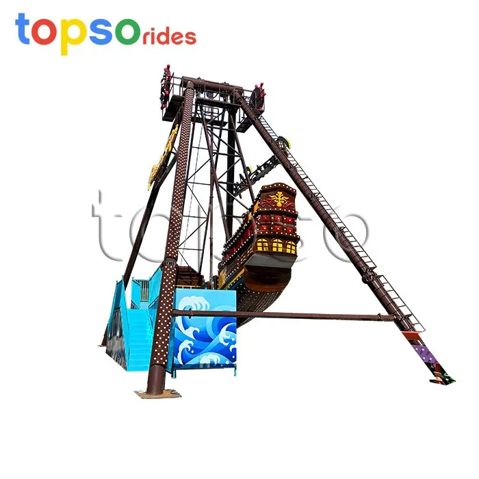 Carnival Ride Amusement Park Rides European Standard 40p Pirate Ship Attraction For Sale