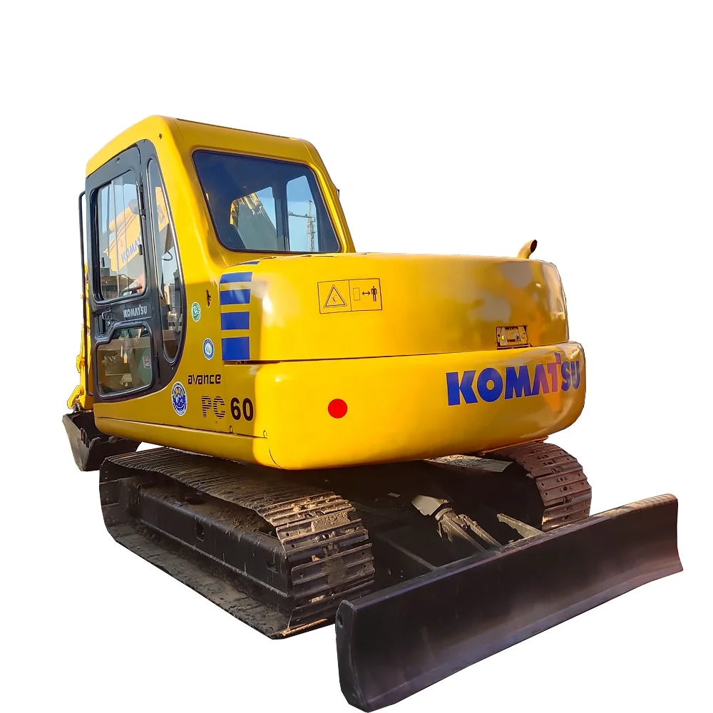 6 ton Used mini excavator for sale/Used komatsu pc60 in stock with cheap price and good quality