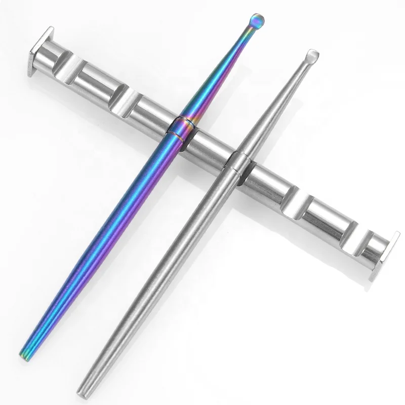 MISS YOU   Stainless Steel Earpick Remover Painless Dirt Fluid Ear Cleaning Tools Smooth Earwax Remover Cleaner