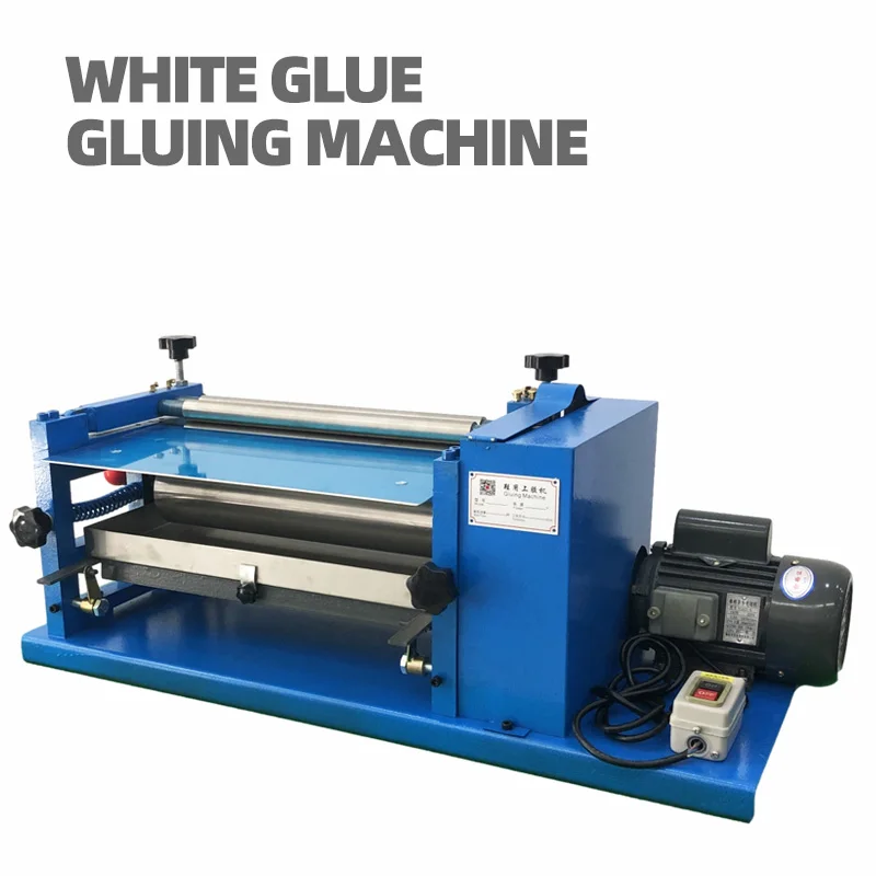 Double roller speed regulation Paper Glue Coating Machine